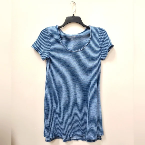 universal thread blue striped dress Universal Thread | Stripe Dress with pockets | blue and white striped dress